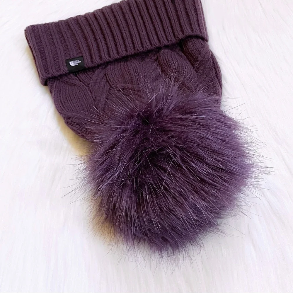 The North Face Women’s Oh Mega Fur Pom Beanie - Picture 4 of 7